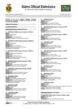 Di&aacute;rio Oficial Eletr&ocirc;n i&aacute;rio Oficial Eletr&ocirc;nico