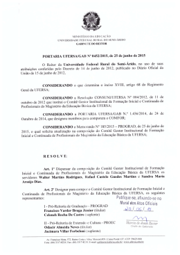Portaria n&ordm; 0452 de 25 de junho de 2015