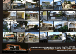 FREIRE, Adriana. Arquitetura Residencial Moderna de Campina