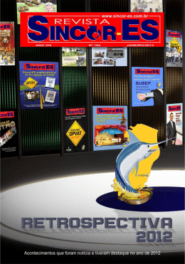 Fazer da revista em PDF - SINCOR-ES
