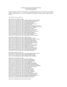 CONSELHO DE RECURSOS DA PREVID&Ecirc;NCIA SOCIAL D&eacute;cima