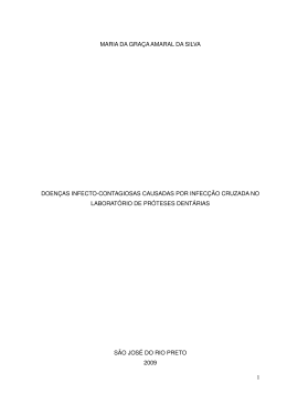 Silva, Maria da Gra&ccedil;a Amaral &ndash; Doen&ccedil;as Infecto