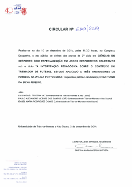 CIRCULAR 2014-650-Defesa das Provas de 2º Ciclo de Ivan Tiago