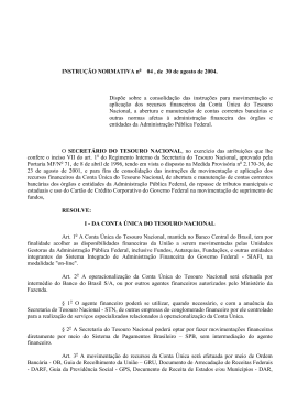 INSTRUÇÃO NORMATIVA no 04 , de 30 de