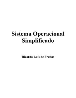 Sistema Operacional Simplificado