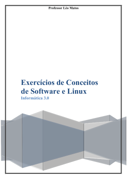Exercícios de Conceitos de Software e Linux