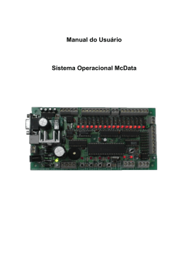 Manual do Usuário Sistema Operacional McData