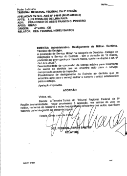 Poder Judiciario __ TRIBUNAL REGIONAL FEDERAL DA 5il REGIAO