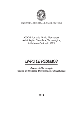 Área de Ciências Exatas - PR2-UFRJ