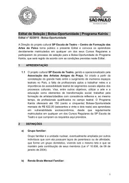 Edital 02/2015 - SP Escola de Teatro