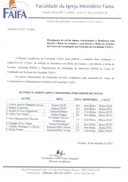 f Faculdade da Igreja Minist&eacute;rio Fama
