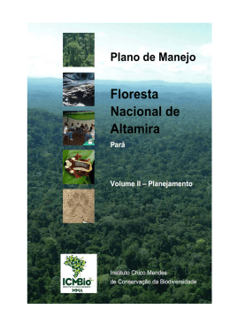 Plano de Manejo da Flona de Altamira - Volume II