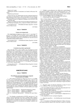 Di&aacute;rio da Rep&uacute;blica, 2.&ordf; s&eacute;rie &mdash; N.&ordm; 34 &mdash; 18 de fevereiro de 2014