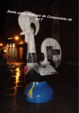 Saida para Santiago de Compostela de BTT