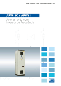 AFW11C / AFW11 Acionamento com Inversor de Frequência