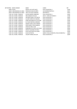 dep despesa nome unidade nome cargo ref 50606 fiscais sergio