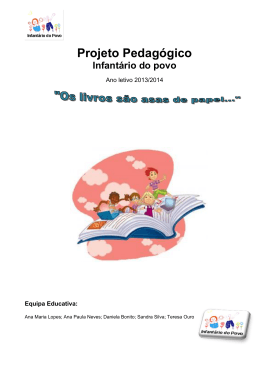Projeto Pedag&oacute;gico - Infant&aacute;rio do Povo