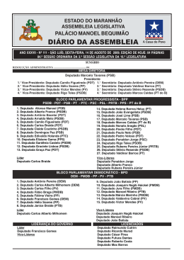 Di&aacute;rio n&ordm; 111 14/08/2009 - Assembleia Legislativa do Estado do