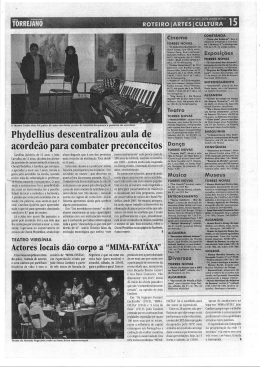 "O Museu Carlos Reis foi palco de uma :sua v.