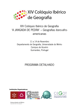 programa detalhado Provisório - Associação Portuguesa de