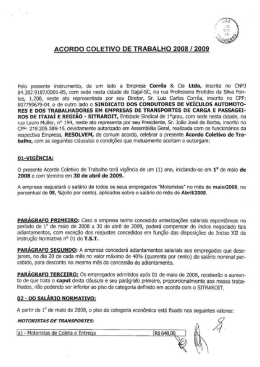 ACORDO COLETIVO DE TRABALHD 2003 l 2000