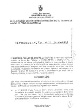 Representação n° 03/2013-MP-ESB