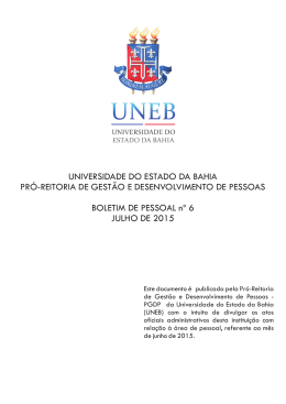 Boletim de Pessoal