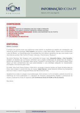 Estamos ligados? Museus e Redes Sociais - ICOM