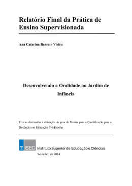 ISEC - RELAT&Oacute;RIO FINAL CATARINA VIEIRA