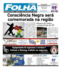 Edi&ccedil;&atilde;o: 1939 De - Folha Ribeir&atilde;o Pires