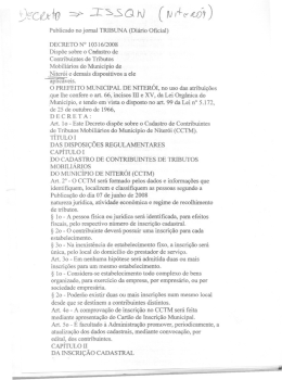 Publicado no jornal TRIBUNA {Di&atilde;rio Oficial - Anoreg-MT