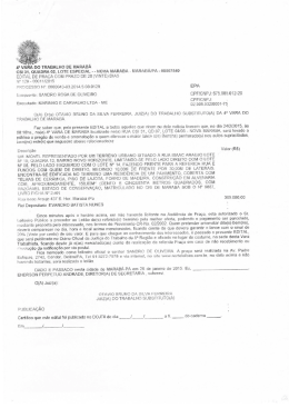 48 vARA oo TRABALHo oii mARAeÁ