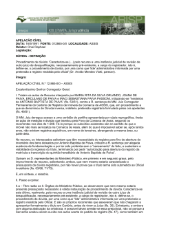 APELAC&Atilde;O C&Iacute;VEL DATA: 16/9/1991 FONTE: 012865-0/0