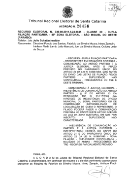 26456 - Tribunal Regional Eleitoral de Santa Catarina