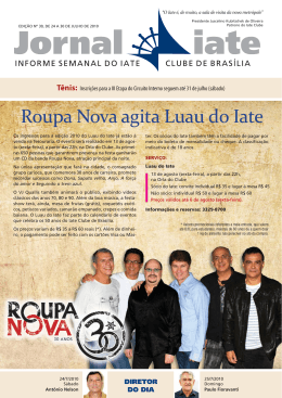 Jornal 30_10 - Iate Clube de Brasília
