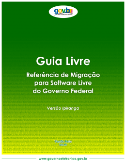Guia Livre - Governo Eletr&ocirc;nico