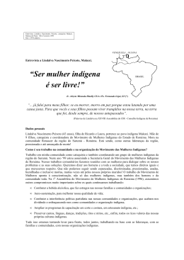1999-02 Entrevista a Lindalva Makuxi