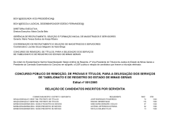3 Rela&Atilde;&sect;&Atilde;&pound;o dos Cand..