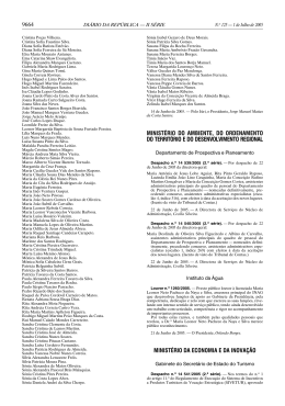 9664 minist&eacute;rio do ambiente, do ordenamento do territ&oacute;rio e do