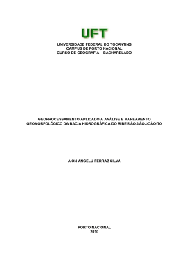 GEOPROCESSAMENTO APLICADO A ANALISE E - DPI