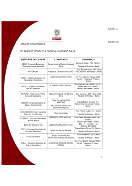 1 lista de convidados. reuni&atilde;o de consulta p&uacute;blica &ndash; unidade bahia