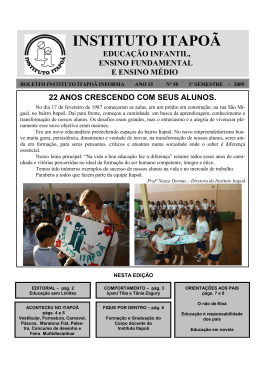 INSTITUTO ITAPO&Atilde; - Col&eacute;gio Instituto Itapoa