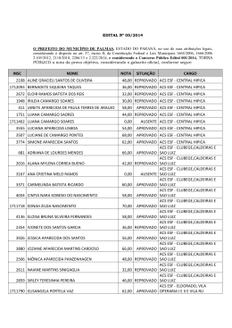 edital nota da prova objetiva