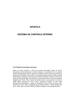 apostila sistema de controle interno