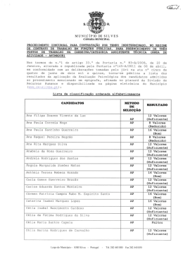 íšf. - Câmara Municipal de Silves