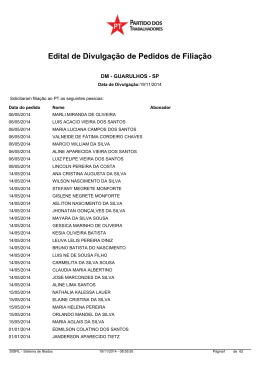 Edital de Novembro de 2014