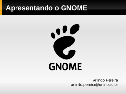 Apresentando o GNOME