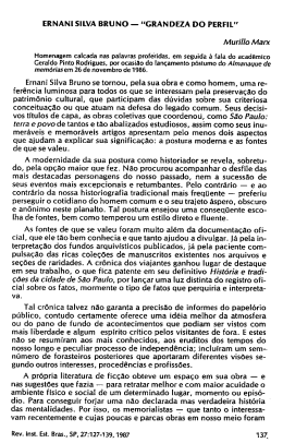 ERNANI SILVA BRUNO - &ldquo;GRANDEZA DO PERFIL"