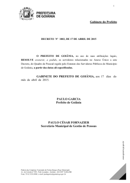 Decreto N. 1003 de 17/04/2015