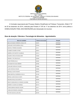 Homologa&ccedil;&atilde;o final das inscri&ccedil;&otilde;es p&oacute;s-interposi&ccedil;&atilde;o de